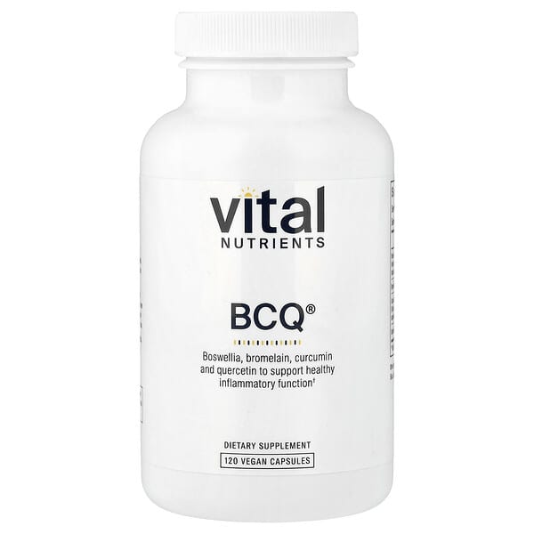 Vital Nutrients, BCQ บรรจุแคปซูลวีแกน 120 แคปซูล