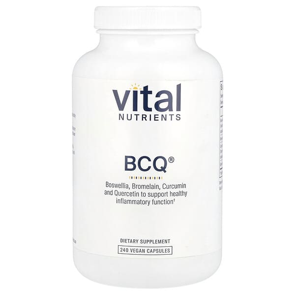 Vital Nutrients, BCQ บรรจุแคปซูลมังสวิรัติ 240 แคปซูล