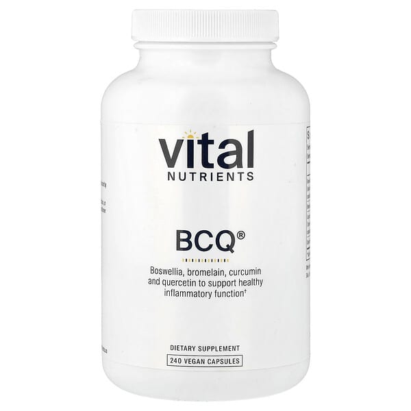 Vital Nutrients, BCQ บรรจุแคปซูลมังสวิรัติ 240 แคปซูล