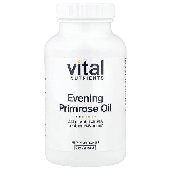 Vital Nutrients, 달맞이꽃 오일, 소프트젤 250정