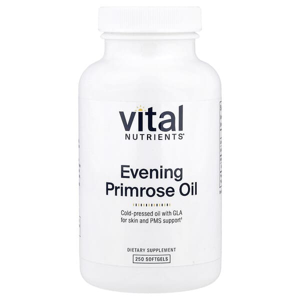 Vital Nutrients, Evening Primrose Oil, 250 Softgels — product photo 1