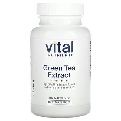 Vital Nutrients, Green Tea Extract, 550 mg, 120 Vegan Capsules (275 mg per capsule)