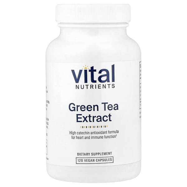 Vital Nutrients, 녹차 추출물, 베지 캡슐 120정(캡슐 1정당 275mg)