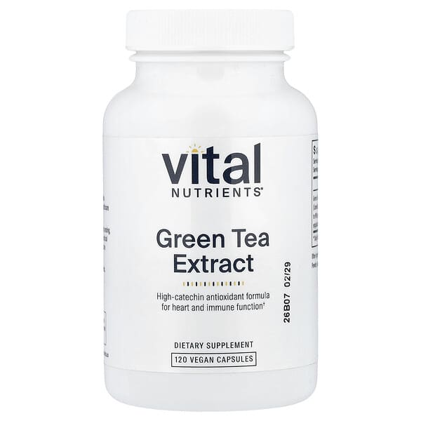 Vital Nutrients, Green Tea Extract, 120 Vegan Capsules (275 mg per Capsule) — product photo 1