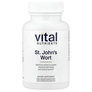 Vital Nutrients, 貫葉連翹，600 毫克，90 粒全素膠囊（每粒膠囊 300 毫克）