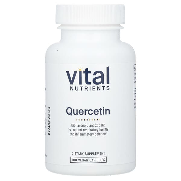 Quercetin, 100 Vegan Capsules (250 mg per Capsule)