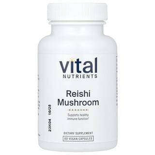 Vital Nutrients, Champignon reishi, 60 capsules vegan