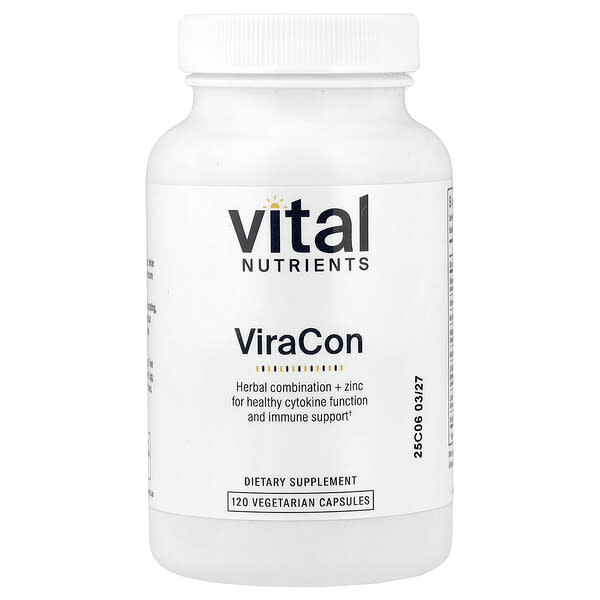 Vital Nutrients, ViraCon, 120 Cápsulas Veganas