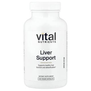 Vital Nutrients, Liver Support, 120 вегански капсули