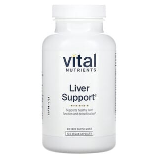 Vital Nutrients, レバーサポート、ヴィーガンカプセル120粒