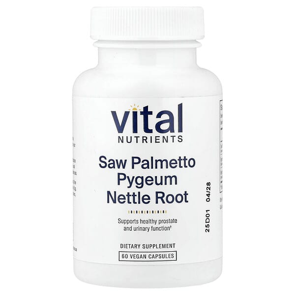 Vital Nutrients, корень крапивы серенои, 60 веганских капсул