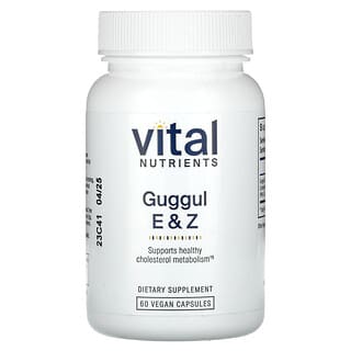 Vital Nutrients, Guggul E & Z, 60 веганських капсул