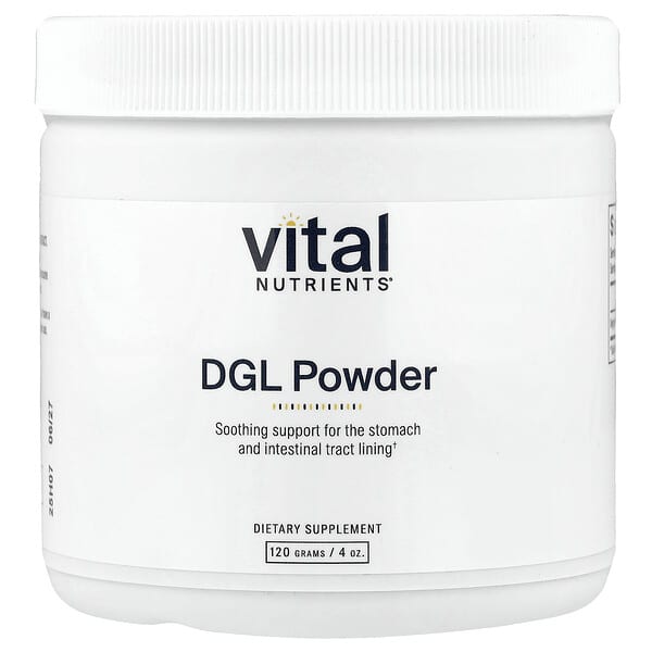 Vital Nutrients, DGL 분말, 120g(4oz)
