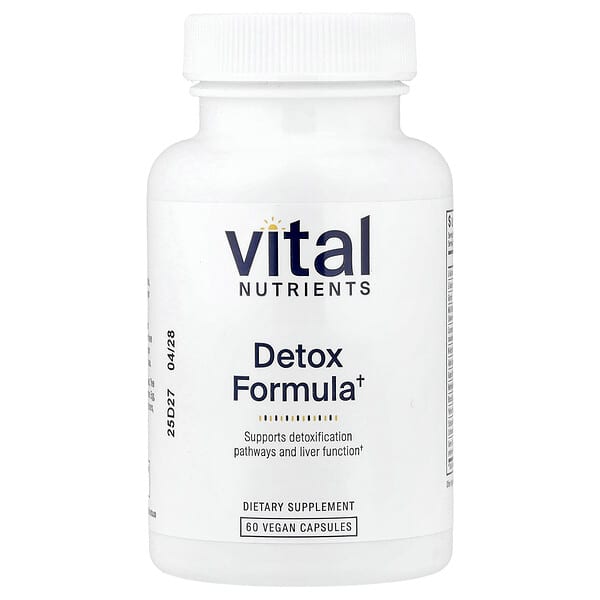Vital Nutrients, 디톡스 포뮬라, 베지 캡슐 60정