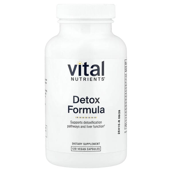Vital Nutrients, Detox Formula, 베지 캡슐 120정