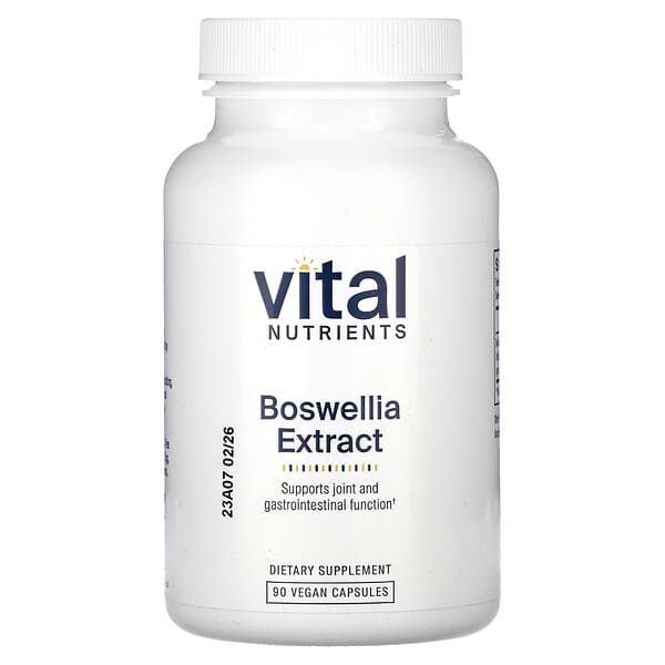 Vital Nutrients Boswellia Extract, 90 Vegan Capsules (400 mg per Capsule)