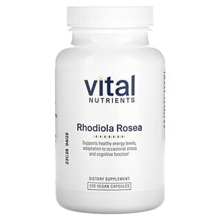 Vital Nutrients, Rhodiola rosea, 120 capsule vegane