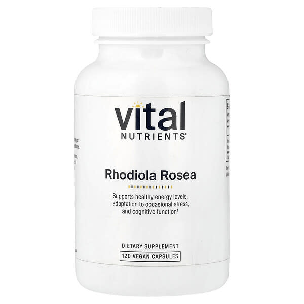 Vital Nutrients, 홍경천, 베지 캡슐 120정(캡슐 1정당 200mg)