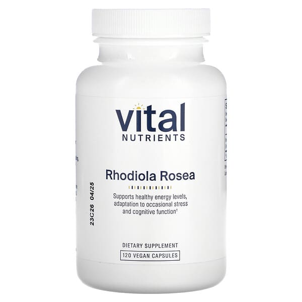 Vital Nutrients Rhodiola Rosea, 120 Vegan Capsules (200 mg per Capsule)