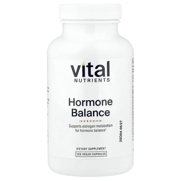Vital Nutrients, Hormone Balance, 120 cápsulas veganas
