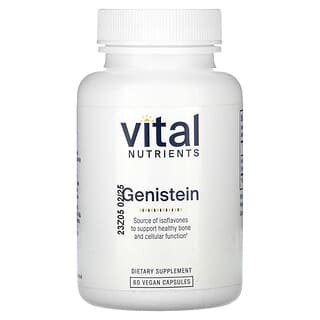 Vital Nutrients, генистеин, 60 веганских капсул