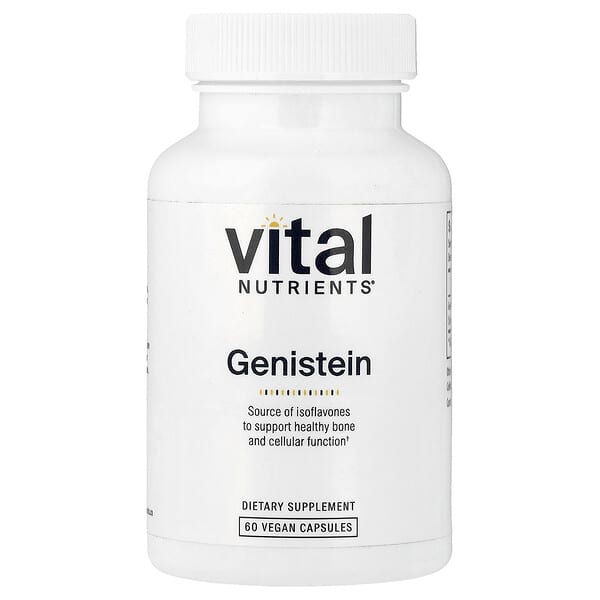 Vital Nutrients, Genistein, 60 Vegan Capsules (125 mg per Capsule)
