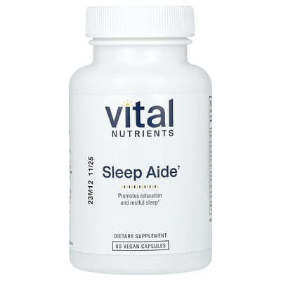 Vital Nutrients, Sleep Aid, 60 Vegan Capsules