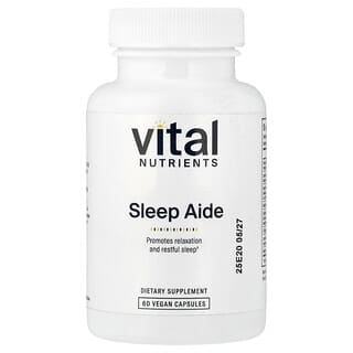 فايتال نيوترنتس‏, Sleep Aide ، 60 كبسولة نباتية