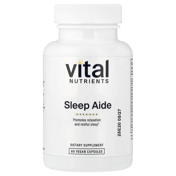 Vital Nutrients, 슬립 에이드, 베지 캡슐 60정