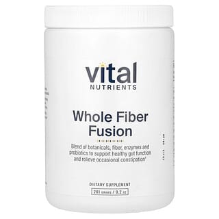 Vital Nutrients, Whole Fiber Fusion, комплекс из цельных волокон, 261 г (9,2 унции)