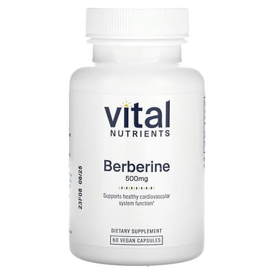 Vital Nutrients, Barberry, 500 mg, 60 Vegan Capsules