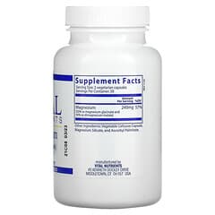 Vital Nutrients, Magnesio, 120 mg, 100 cápsulas vegetales