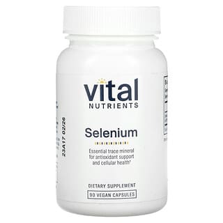 Vital Nutrients, селен, 90 веганских капсул