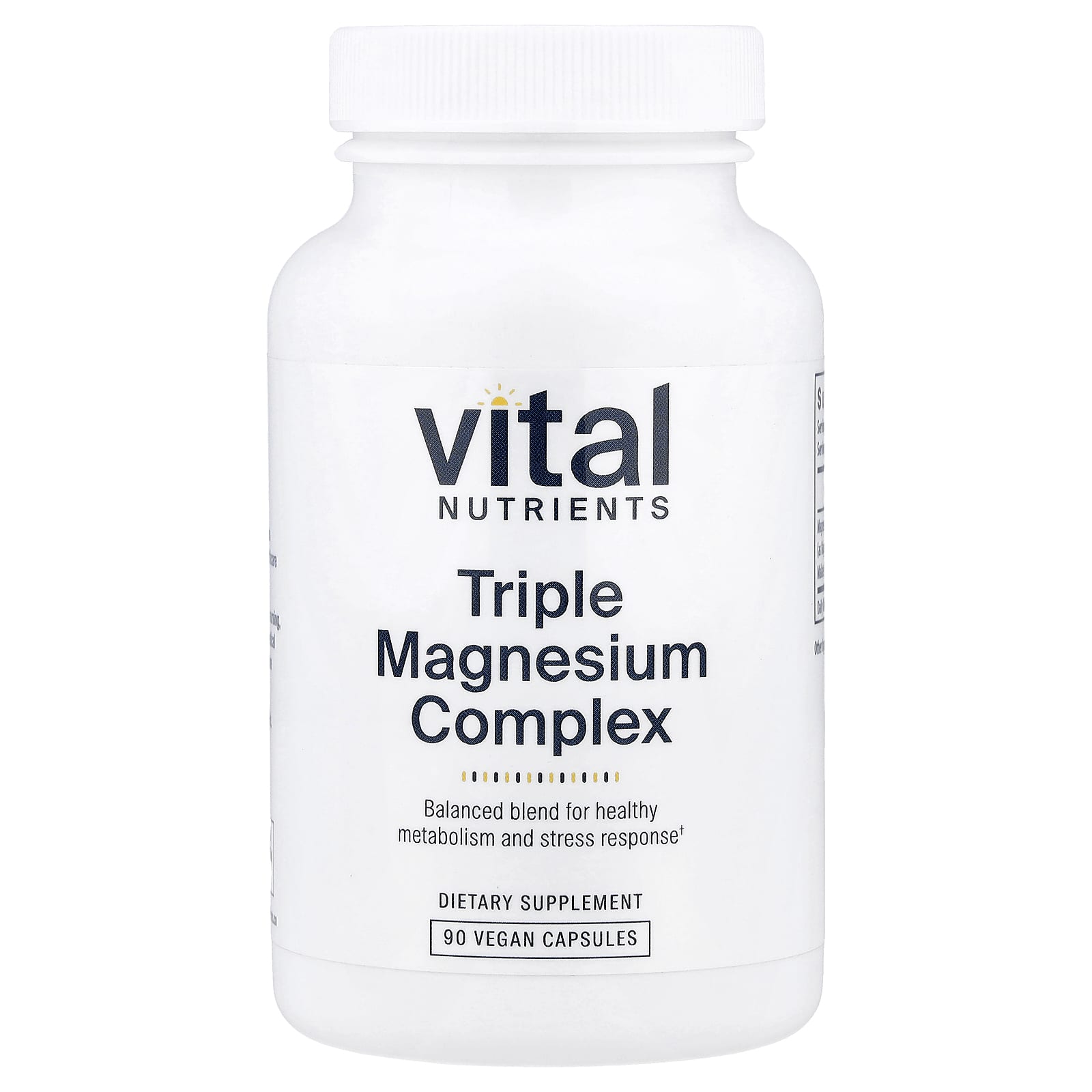 Vital Nutrients Triple Magnesium Complex – 90 gélules véganes de Vital Nutrients