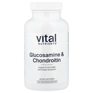 Vital Nutrients, Glucosamine & Chondroitin sulphate, 120 Capsules