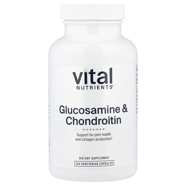 Vital Nutrients, Glucosamine & Chondroitin, 120 Vegetarian Capsules — product photo 1