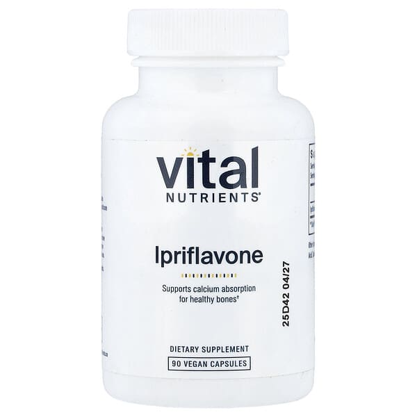 Vital Nutrients Ipriflavone, 90 Vegan Capsules (300 mg per Capsule)