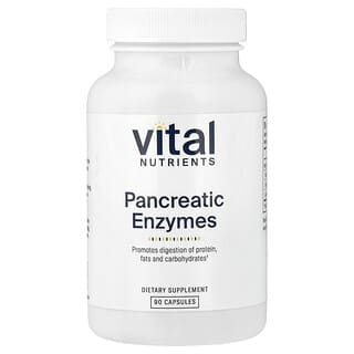 Vital Nutrients, 췌장 효소, 캡슐 90정