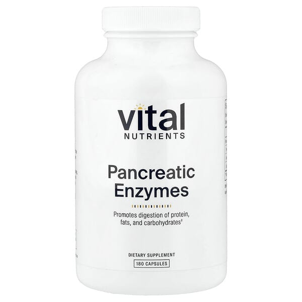 Vital Nutrients, Pancreatic Enzymes , 180 Capsules