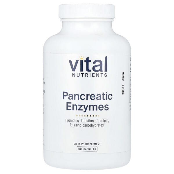 Pancreatic Enzymes, 180 Capsules