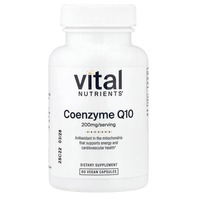 コエンザイムQ10、200mg、ヴィーガンカプセル60粒
