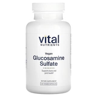Vital Nutrients, Sulfate de glucosamine vegan, 120 capsules vegan