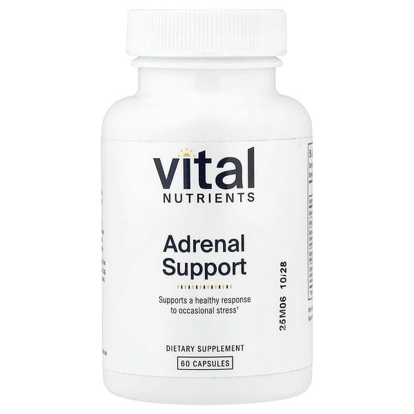Vital Nutrients, Adrenal Support, 60 Capsules