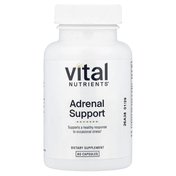 Vital Nutrients, Adrenal Support, 60 Capsules