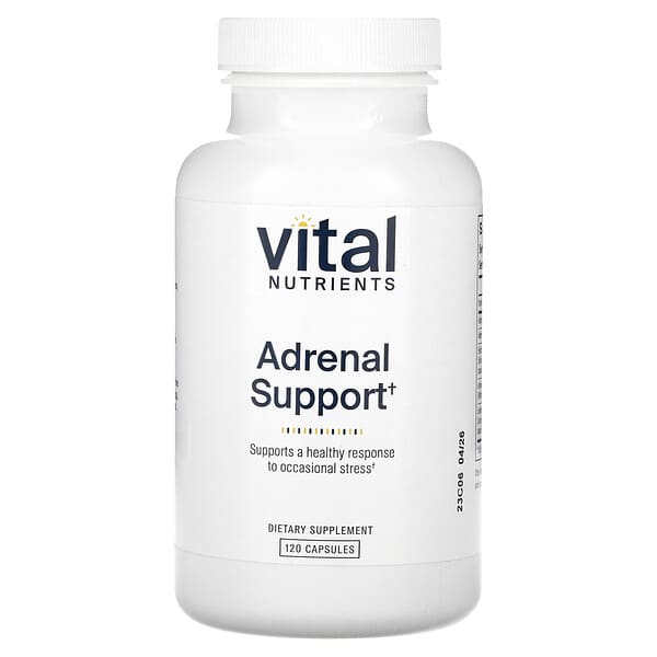 Vital Nutrients Adrenal Support, 120 Capsules