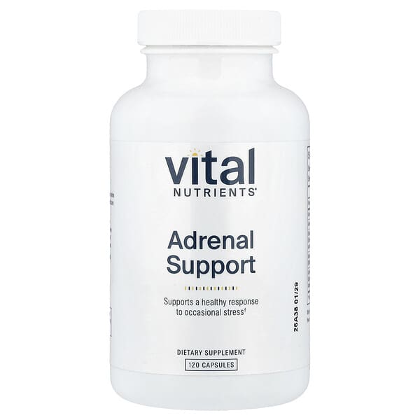 Vital Nutrients, Adrenal Support, 120 Capsules