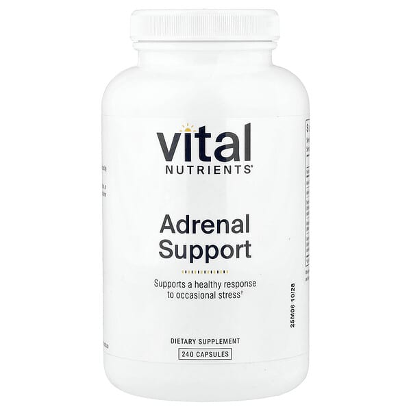 Vital Nutrients, Unterstützung der Nebennieren, 240 Kapseln