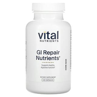 Vital Nutrients, Nutrientes de Reparo GI, 120 Cápsulas