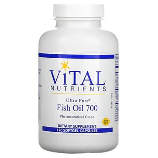 Vital Nutrients, Ultra Pure Fish Oil 700, Zitrone, 120 Weichkapseln