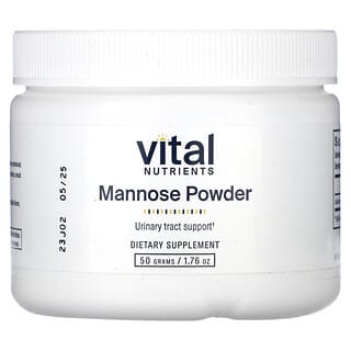 Vital Nutrients, Mannose Powder, 1.76 oz (50 g)